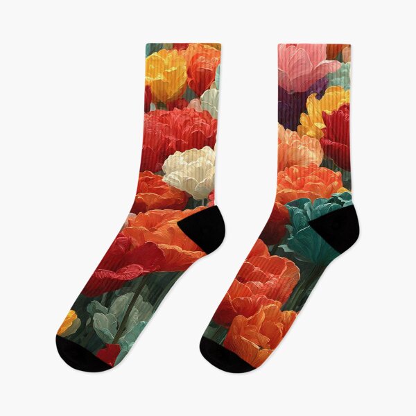 Item preview, Tulips Artwork Delicate Floral Print designed and sold by AutoPopStudio.