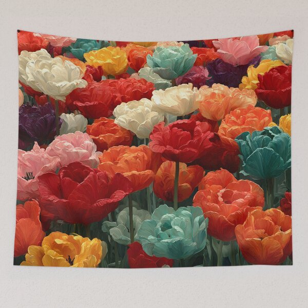 Item preview, Tulips Artwork Delicate Floral Print designed and sold by AutoPopStudio.