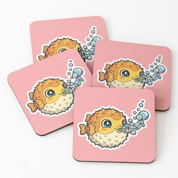 Item preview, Pufferfish Blowing Bubbles: A Cute Pufferfish Making Joyful Bubbles in the Sea designed and sold by bvdesignart.