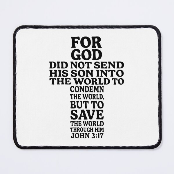 Item preview, John 3:17 For God Send His Son To Save The World Through Him designed and sold by plushism.