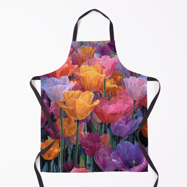 Item preview, Pink and White Tulips Painting Botanical Wall Art designed and sold by AutoPopStudio.
