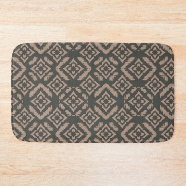 Item preview, Peach Diamond Ikat Pattern – Geometric Tribal Textile Style designed and sold by Dintheo.