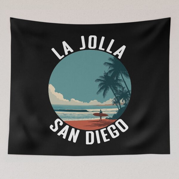 Item preview, La Jolla - San Diego (with White Lettering) designed and sold by VelvetRoom.