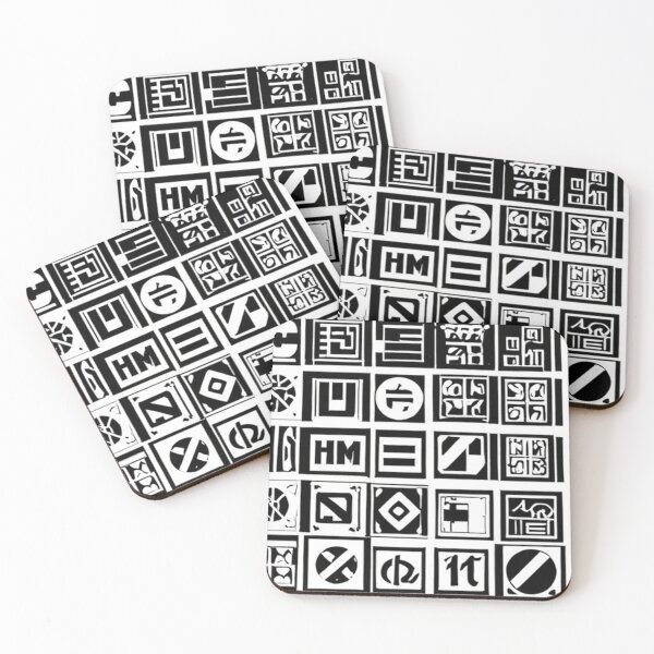 Item preview, Abstract Symbolic Grid designed and sold by PandP-27.