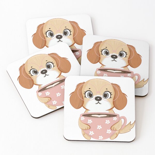 Item preview, Pawsitively Caffeinated: Your Coffee Buddy designed and sold by Iqrapixels.
