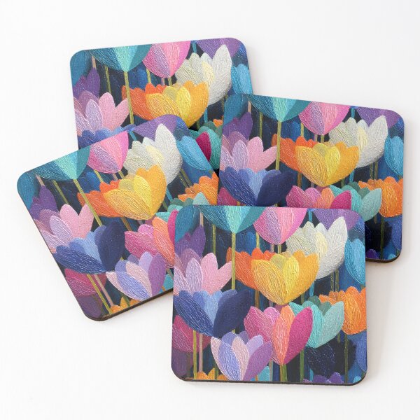Item preview, Vibrant Tulips Artwork Colorful Spring Flowers designed and sold by AutoPopStudio.