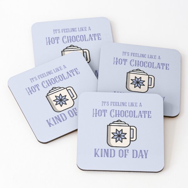 Item preview, It's Feeling Like A Hot Chocolate Kind of Day Cozy Winter Design designed and sold by Dina's Digital Designs.