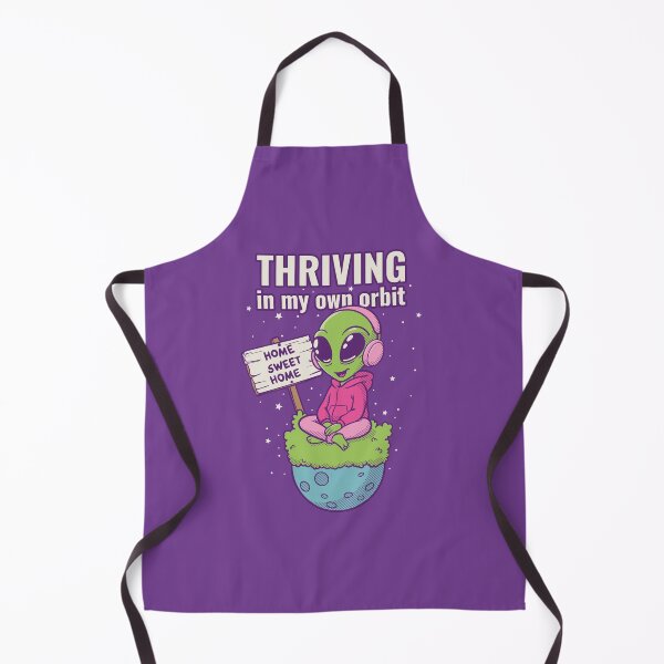 Item preview, Thriving in My Own Orbit – Neurodivergent Alien designed and sold by boozkova-vorona.