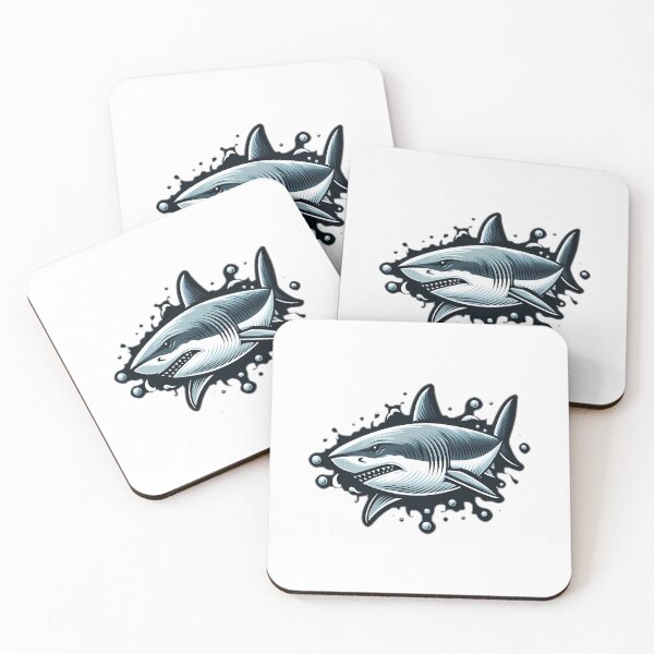 Item preview, white shark designed and sold by NCNGDESIGN.