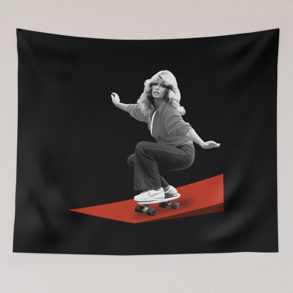 Item preview, Farrah Fawcett Skateboard 32 Best Women - Men Fashion - Old Fashioned - Graphic Customize designed and sold by HudsonKirlin.