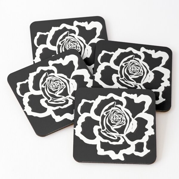 Item preview, Black and White Rose designed and sold by StarlitFirefly.