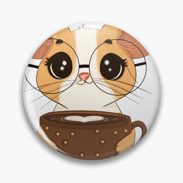 Item preview, Squeak & Sip: Tiny Coffee Mouse designed and sold by Iqrapixels.