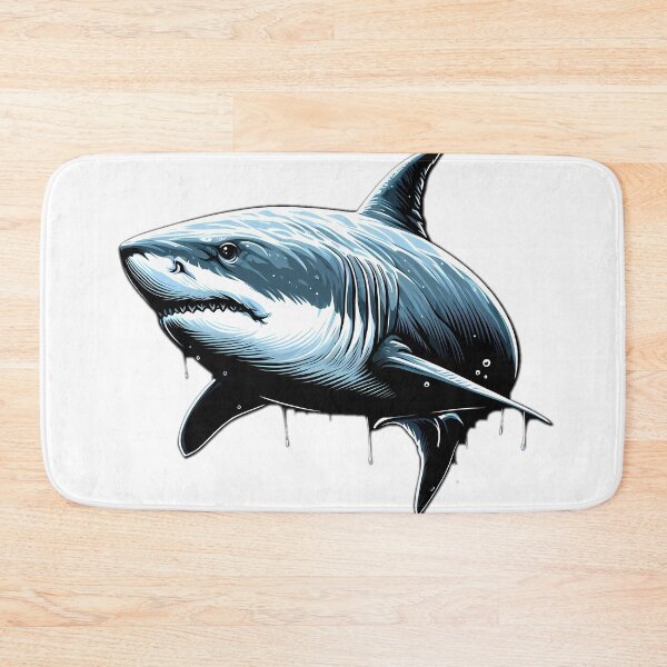Item preview, white shark designed and sold by NCNGDESIGN.