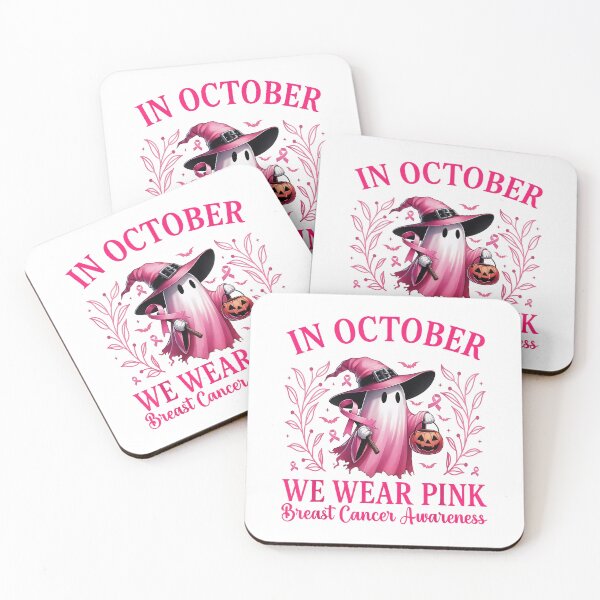 Item preview, Breast Cancer Halloween Women in October We Wear Pink designed and sold by gear-posters.