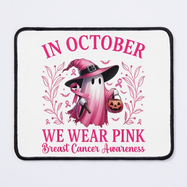 Item preview, Breast Cancer Halloween Women in October We Wear Pink designed and sold by gear-posters.