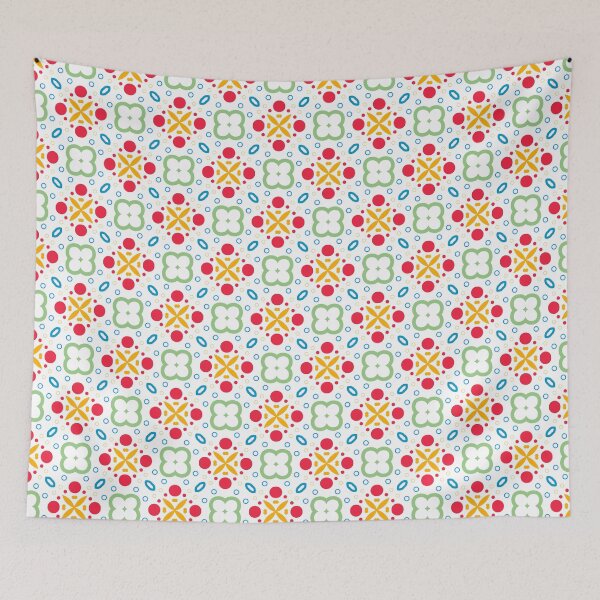 Item preview, pattern circle rings seamless colorful repeat designed and sold by Abrahamjrnd.