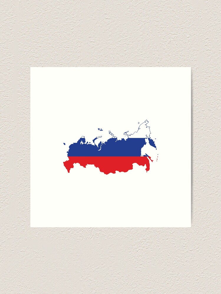 Premium Vector  Russia flag and map design map flag vector file