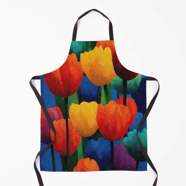 Item preview, Golden Tulips Painting Rich Floral Wall Décor designed and sold by AutoPopStudio.