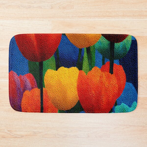 Item preview, Golden Tulips Painting Rich Floral Wall Décor designed and sold by AutoPopStudio.