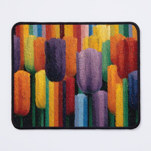 Item preview, Charming Tulips Artwork Romantic Garden Scene designed and sold by AutoPopStudio.