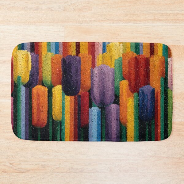Item preview, Charming Tulips Artwork Romantic Garden Scene designed and sold by AutoPopStudio.