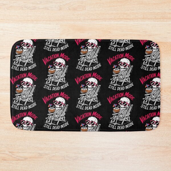 Item preview, Vacation Mode Halloween Skeleton – Dark Humor Retro Beach Design designed and sold by Taans-Creation.