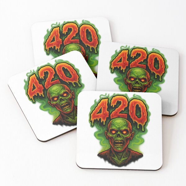 Item preview, 420 Zombie Horror Art designed and sold by FunnySignalStudio.