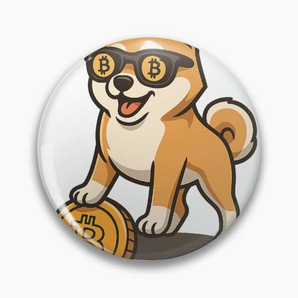 Item preview, Shiba Inu Big Bitcoin Win designed and sold by fur-S2-love.