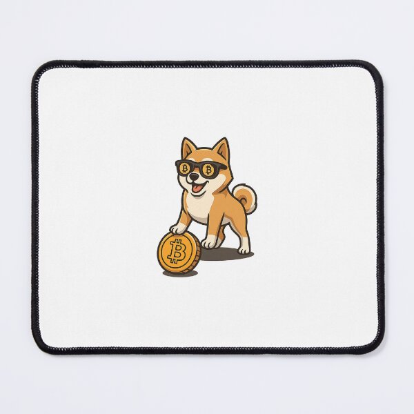 Item preview, Shiba Inu Big Bitcoin Win designed and sold by fur-S2-love.