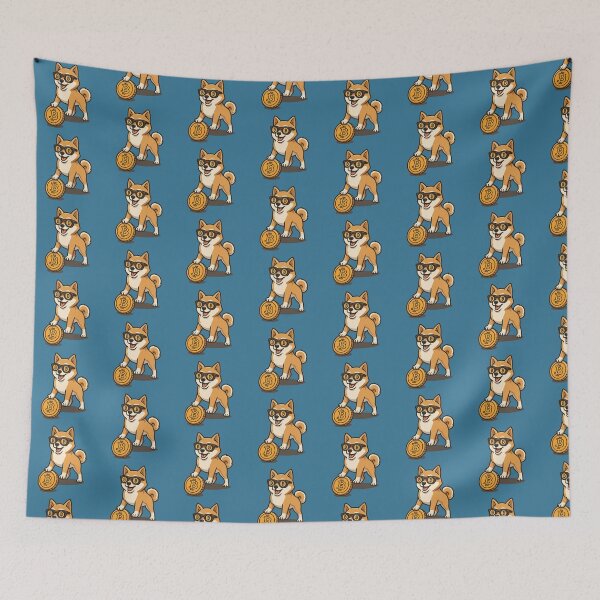 Item preview, Shiba Inu Big Bitcoin Win designed and sold by fur-S2-love.