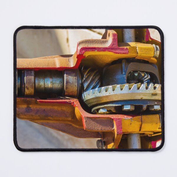 Item preview, Industrial Gear Mechanism Cutaway Showing Rusty Mechanical Components and Precision Engineering Close-Up designed and sold by Nmallia.