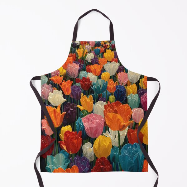 Item preview, Fresh Bloom Tulips Painting Floral Fine Art designed and sold by AutoPopStudio.