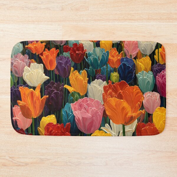 Item preview, Fresh Bloom Tulips Painting Floral Fine Art designed and sold by AutoPopStudio.