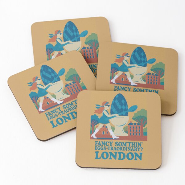 Item preview, Fancy Som'Thin'Eggs-traordinary? - London Travel Posters designed and sold by EMJAYHeiss.