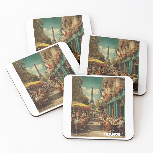 Item preview, Parisian Café Bliss – Eiffel Tower Charm & French Lifestyle designed and sold by ForeverPrintsOK.