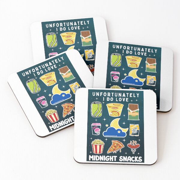 Item preview, Unfortunately I do love Midnight Snacks | Midnight Snack Food Lover Illustration designed and sold by DesignDazzles.