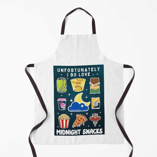 Item preview, Unfortunately I do love Midnight Snacks | Midnight Snack Food Lover Illustration designed and sold by DesignDazzles.
