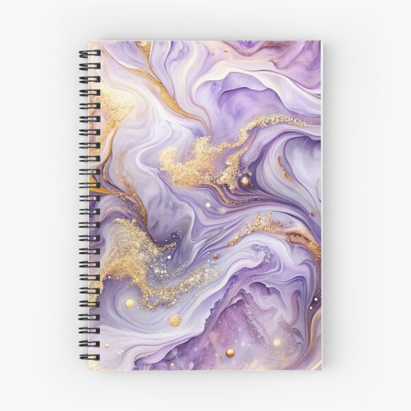 Item preview, Gold and Purple Swirl Pattern designed and sold by RowanGraphics.