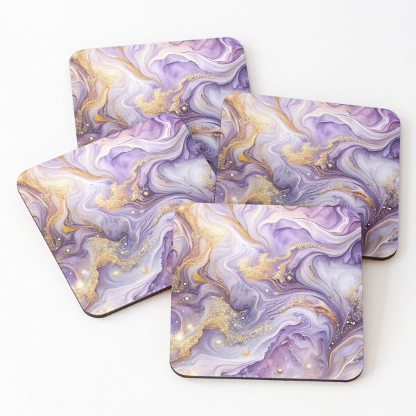 Item preview, Gold and Purple Swirl Pattern designed and sold by RowanGraphics.