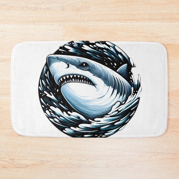 Item preview, white shark designed and sold by NCNGDESIGN.