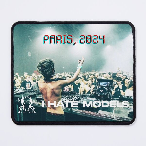 Item preview, I Hate Models (IHM) Techno DJ Paris 2024 Rave Art Merch designed and sold by TECHNO_SHIRTS.