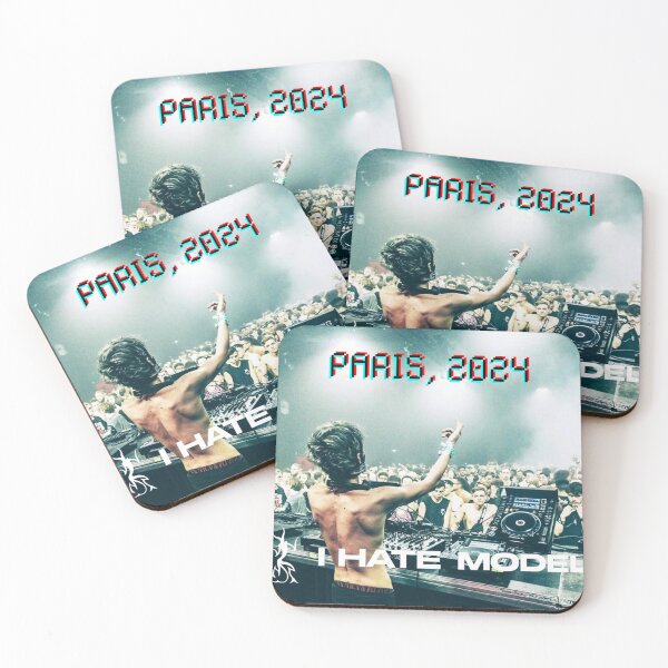 Item preview, I Hate Models (IHM) Techno DJ Paris 2024 Rave Art Merch designed and sold by TECHNO_SHIRTS.