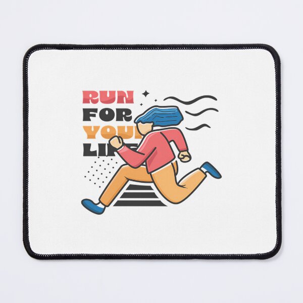 Item preview, Run For Your Life Illustration designed and sold by MicanCuteStore.