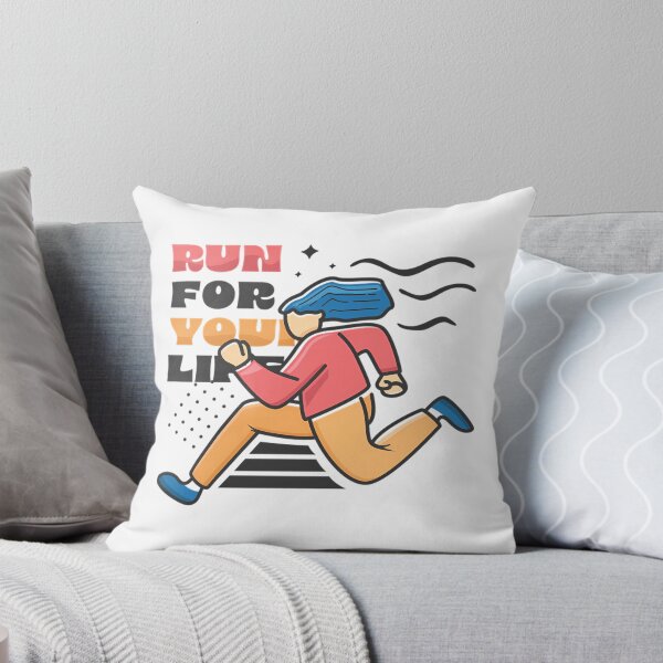 Item preview, Run For Your Life Illustration designed and sold by MicanCuteStore.