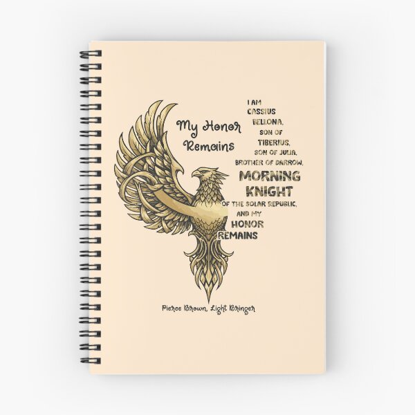 Item preview, Cassius Bellona My Honor Remains Darrow Red Rising designed and sold by RamblingsRose.