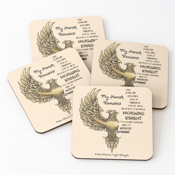 Item preview, Cassius Bellona My Honor Remains Darrow Red Rising designed and sold by RamblingsRose.