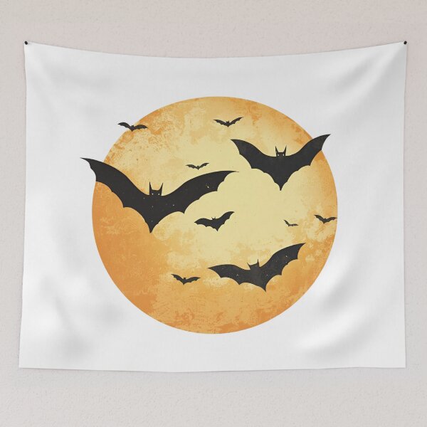 Item preview, Bats Beneath the Harvest Moon designed and sold by ZipSDesigns.