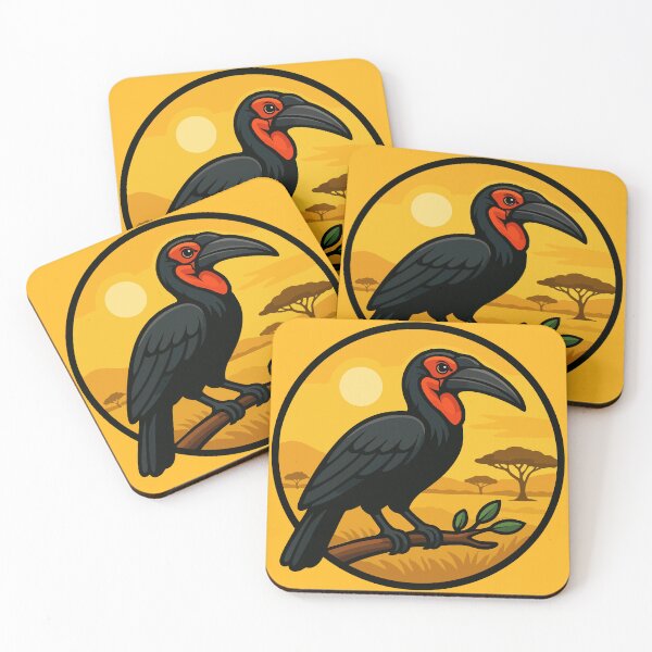 Item preview, Southern Ground Hornbill designed and sold by TomFrontierArt.