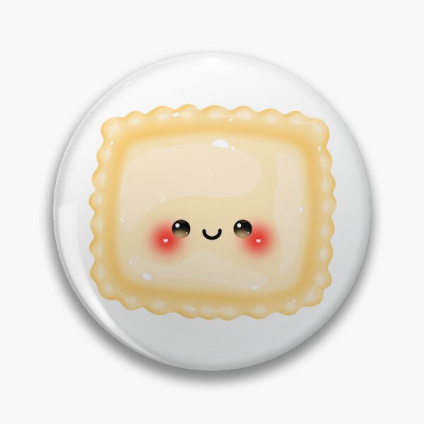 Item preview, kawaii stuffed pasta ravioli designed and sold by KJackArtwork.
