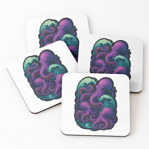 Item preview, Ocean Dance of the Purple Octopus designed and sold by Coo-L Vibe-Z.